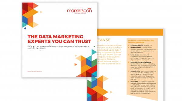 data marketing experts brochure