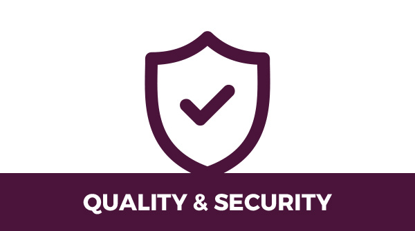 quality and security icon