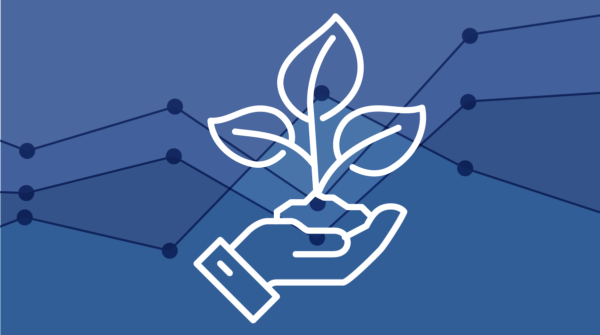 blue growth icon